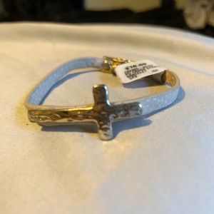 Brand new never worn Francesca cross bracelet